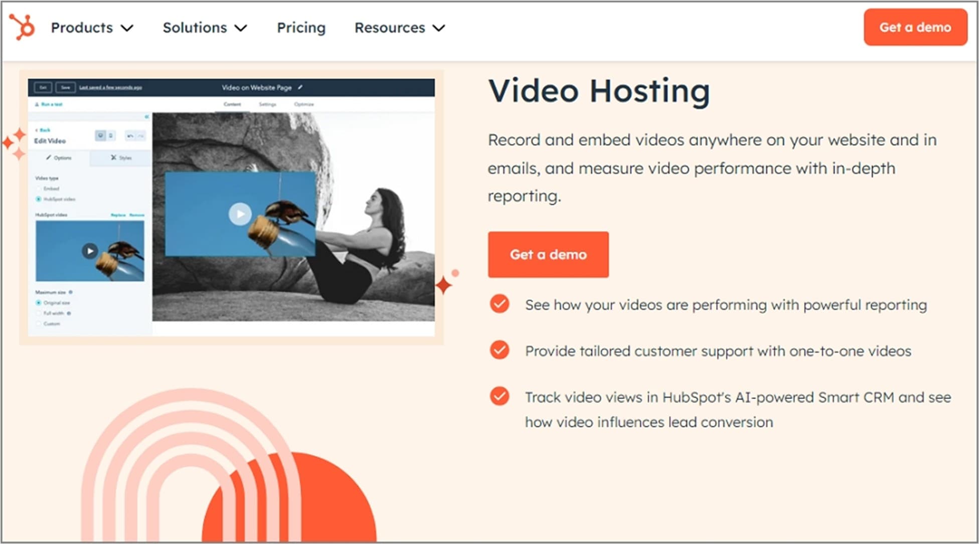 hubspot video hosting