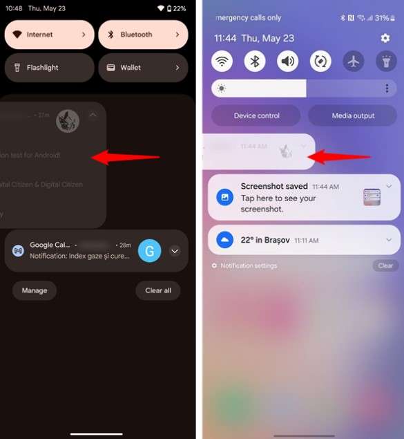 how to manually clear notification on android