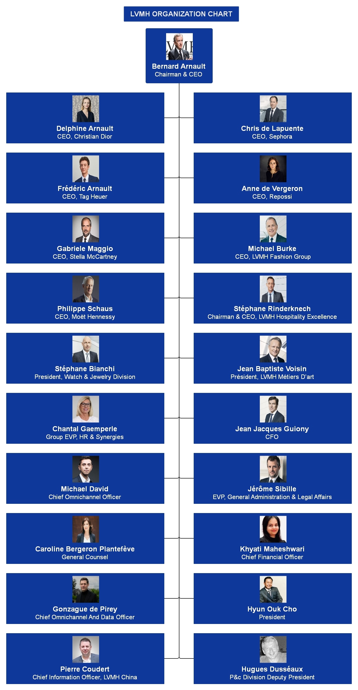 lvmh organizational structure