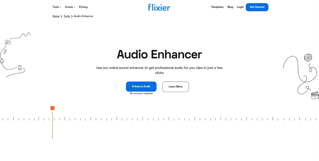 flixier увеличение громкости