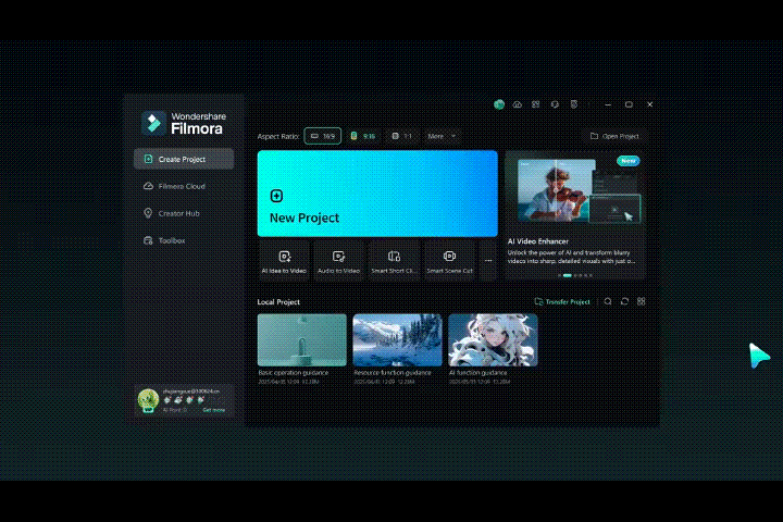 ai generate video step1