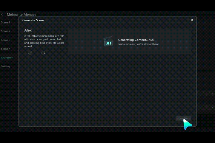 ai generate video step3