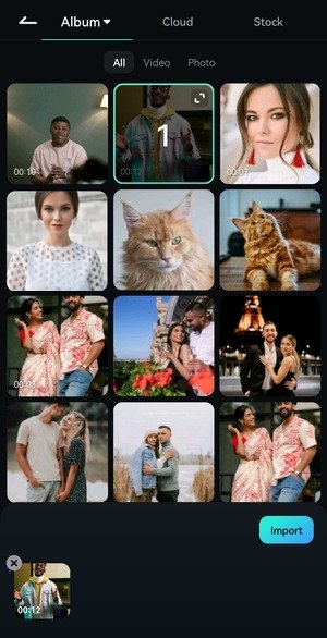 import a video