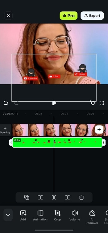 adjust frame
