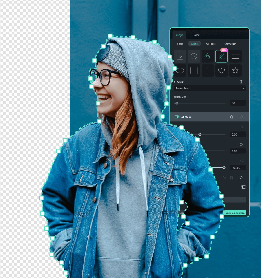 AI smart masking