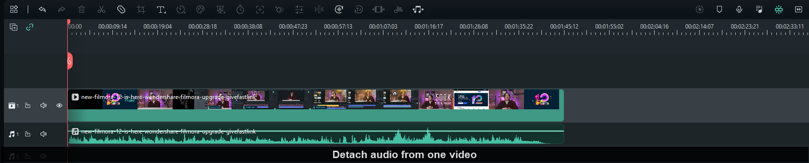add audio to timeline