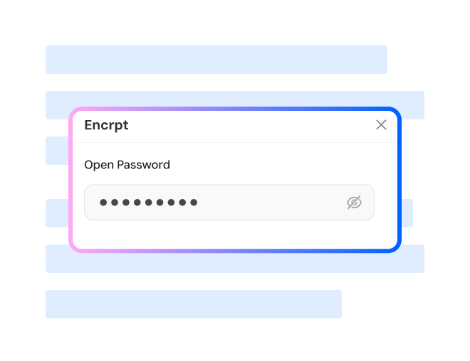 password protect pdf