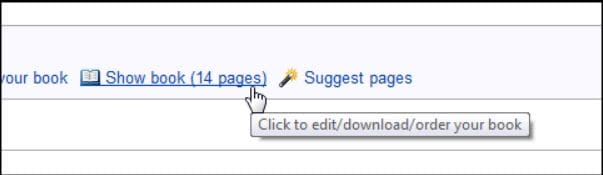 show book option