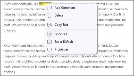 delete single highlights in pdf
