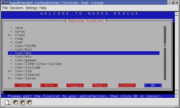 restore flagged files and directories