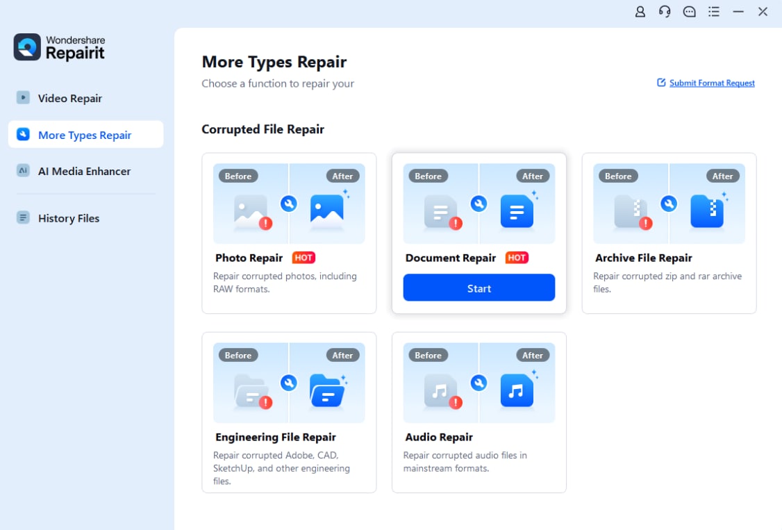repair corrupted files