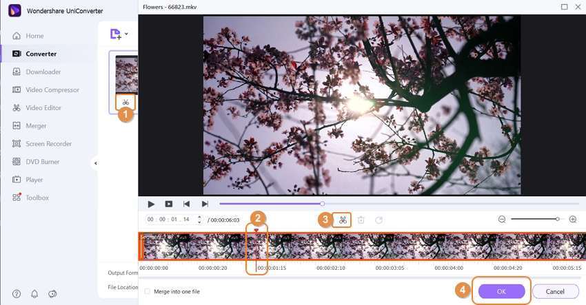choose the editing function